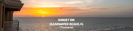 Sunset On Clearwater Beach (Timelapse)