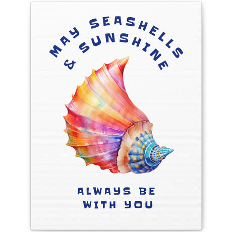 12x16 Seashells And Sunshine canvas gallery wrap