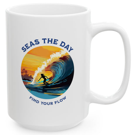 Ride The Tide White Mug (11 oz, 15 oz)