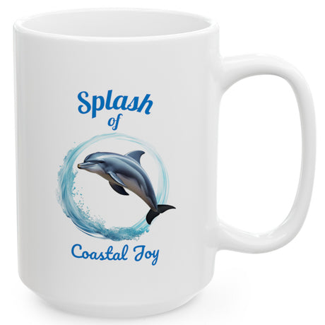 Splash Dolphin 15 oz mug