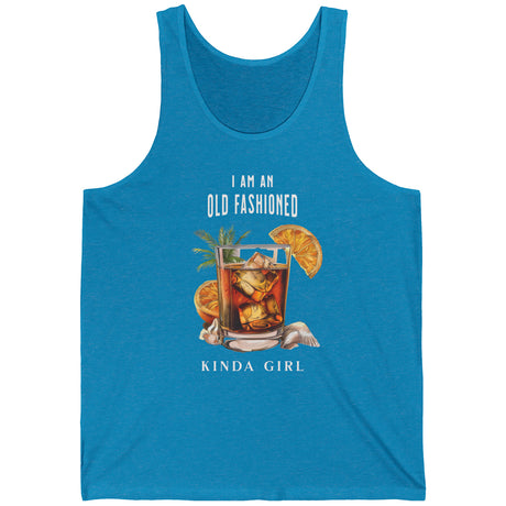 Aqua Old Fashioned Girl tank top