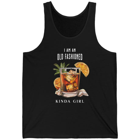 Black Old Fashioned Girl tank top