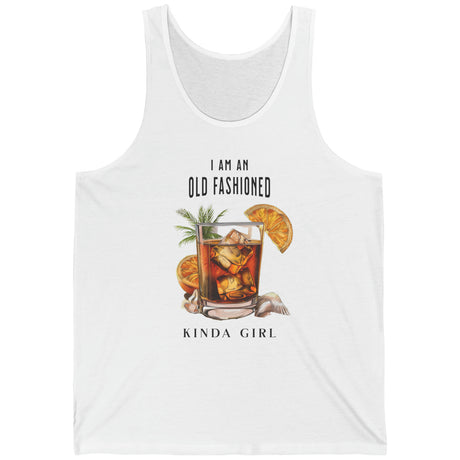 White Old Fashioned Girl tank top