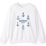 Anchors Away white sweatshirt