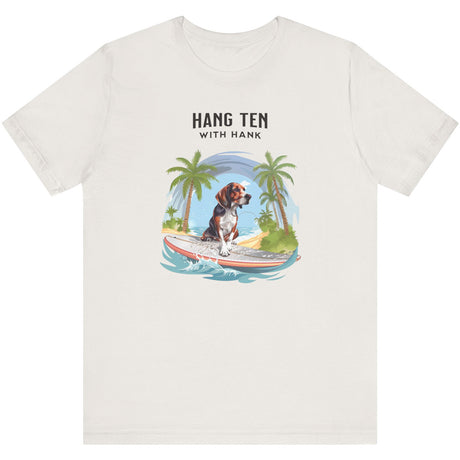 Antique white Hang Ten With Hank t-shirt