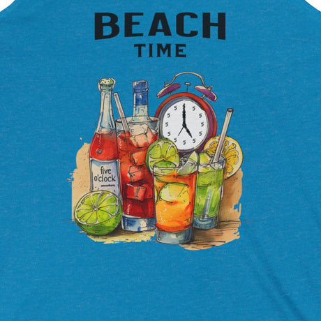 Design for Beach Time Always tank top