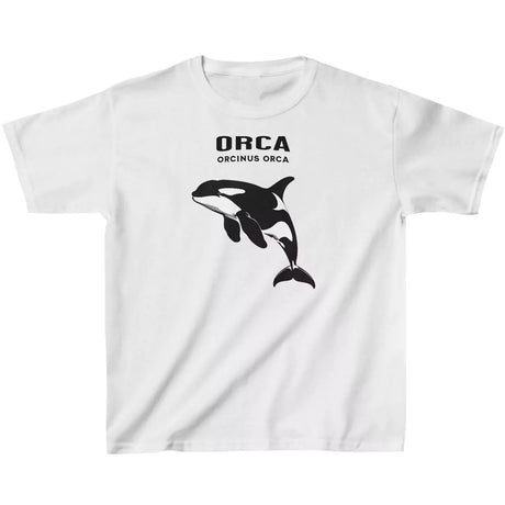 Ash Orca (Orcinus Orca) youth t-shirt