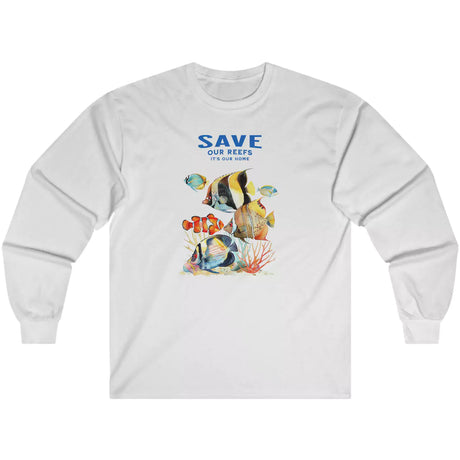 Ash Save Our Reefs Angels Clowns long-sleeve t-shirt