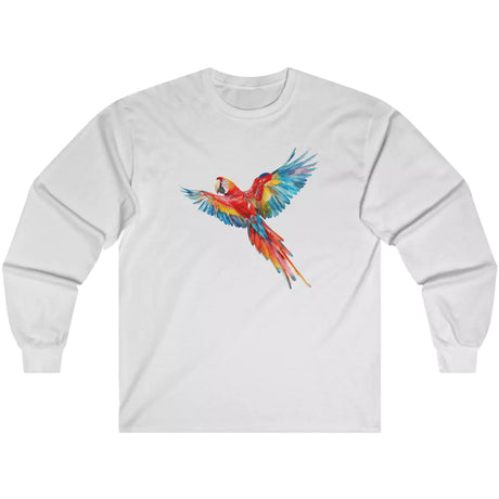 Ash Scarlet Macaw Parrot long-sleeve t-shirt