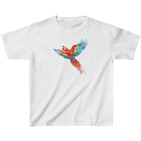 Ash Scarlet Macaw Parrot youth t-shirt