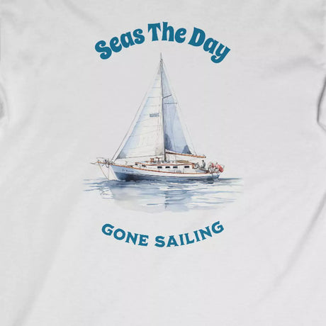 Design for Seas The Day | Gone Sailing long-sleeve t-shirt