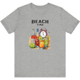 Athletic heater Beach Time Always t-shirt