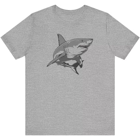 Athletic heather Great White Fearless Predator t-shirt