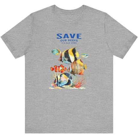 Athletic heather Save Our Reefs Angels Clowns t-shirt