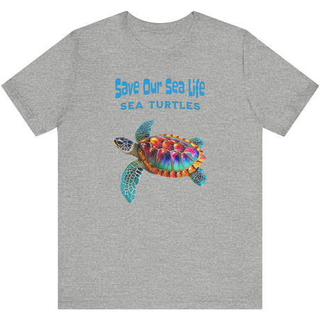 Athletic heather Save Our Sea Turtles t-shirt