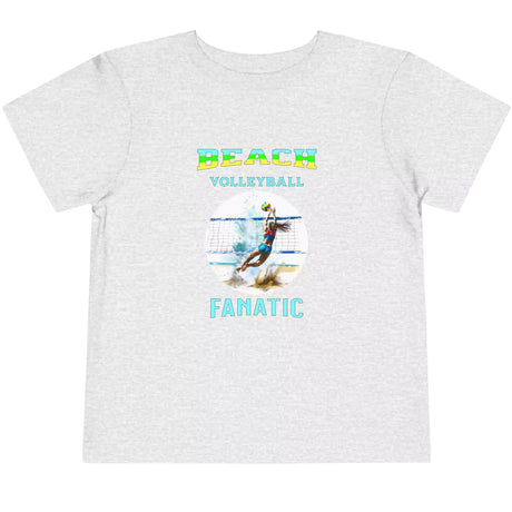 Athletic heather girl's Volleyball Fanatic toddler t-shirt