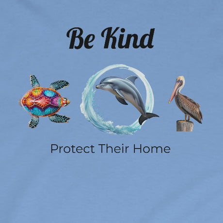 Be Kind to sealife long-sleeve t-shirt design