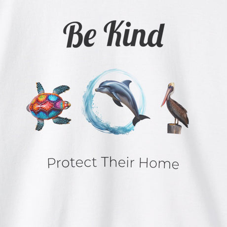 Be Kind to sealife sweatshirt design