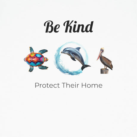 Be Kind to sealife toddler t-shirt design