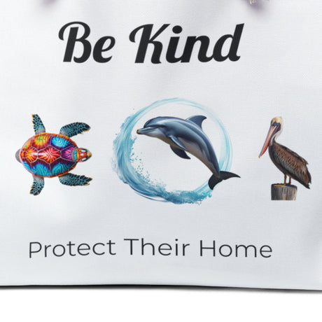 Be Kind to sealife weekender handbag design