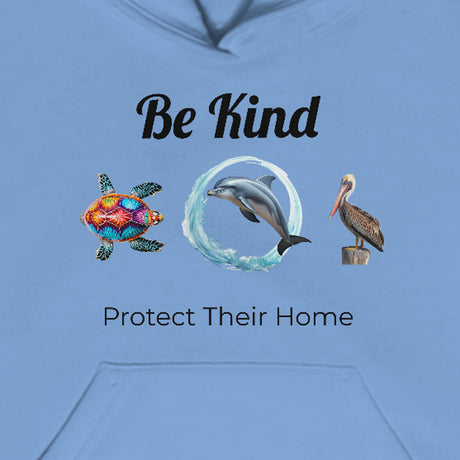 Be Kind to sealife youth hoodie design