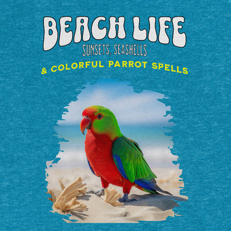 Beach Life Parrot Tank Top