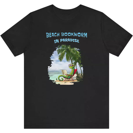 Black Beach Bookworm t-shirt