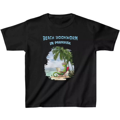 Black Beach Bookworm youth t-shirt