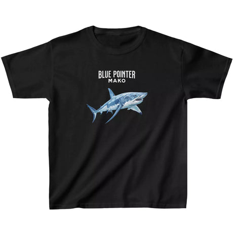 Black Blue Pointer Mako Shark youth t-shirt