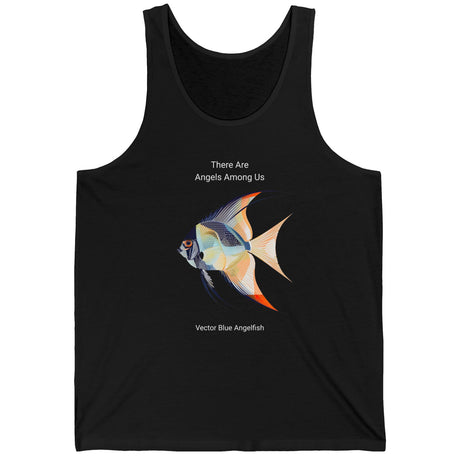 Blue Vector Angelfish Tank Top (There Are Angels Among Us)