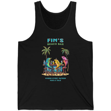 Black Fin's Beach Bar Tales tank top