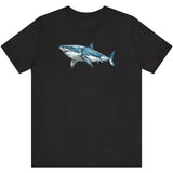 Black Great White Watercolor t-shirt