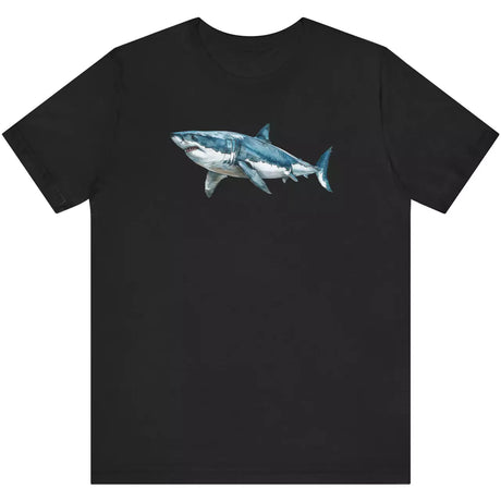 Black Great White Watercolor t-shirt