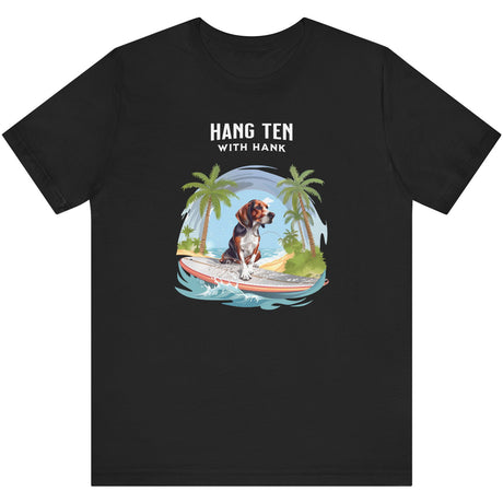 Black Hang Ten With Hank t-shirt