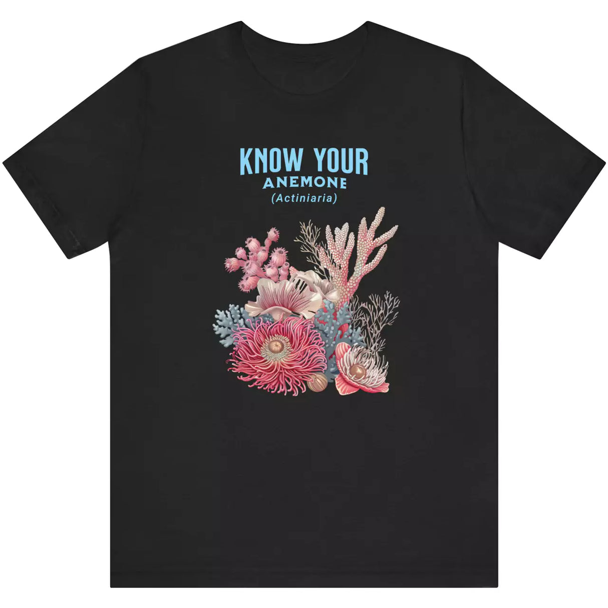 Black Know Your Anemone t-shirt