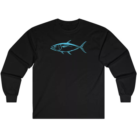 Black Majestic Yellowfin Tuna long-sleeve t-shirt