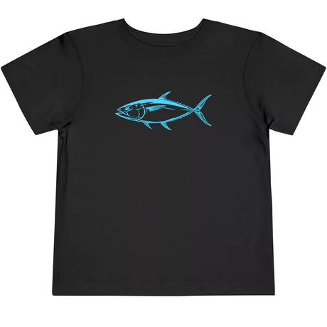 Black Majestic Yellowfin Tuna toddler t-shirt