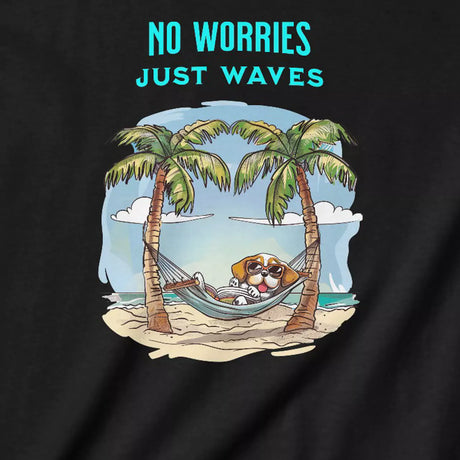 Design for No Worries Just Waves youth t-shirt