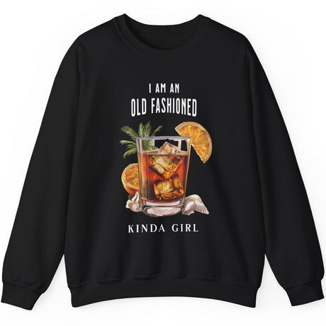 Black Old Fashioned Girl sweatshirt