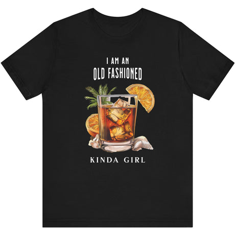 Black Old Fashioned Girl t-shirt