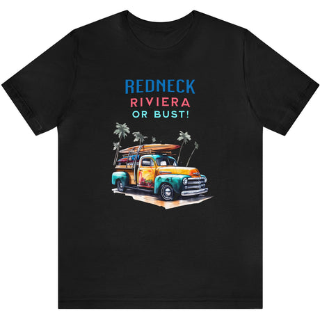 Black Redneck Riviera Or Bust t-shirt 