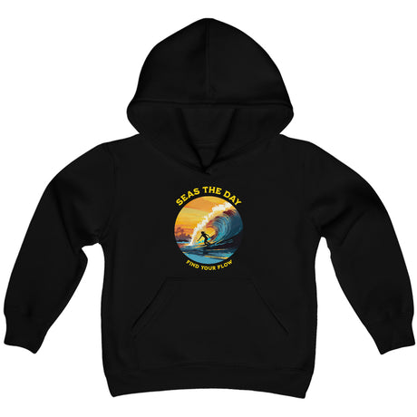 Ride The Tide youth hoodie in black