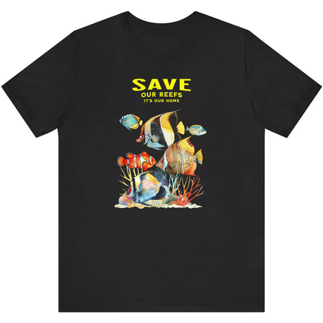 Black Save Our Reefs Angels Clowns t-shirt