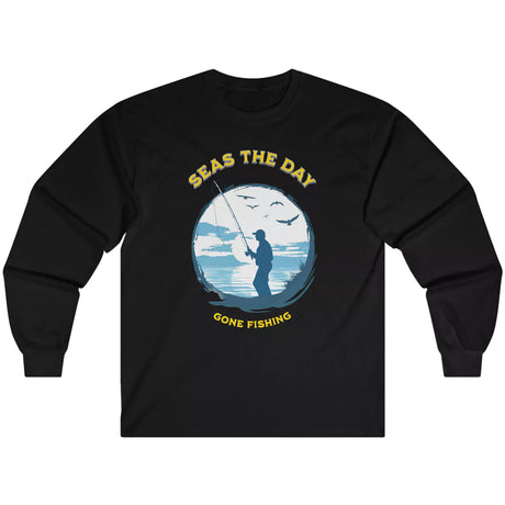 Seas The Day - Gone Fishing Long-Sleeve T-Shirt