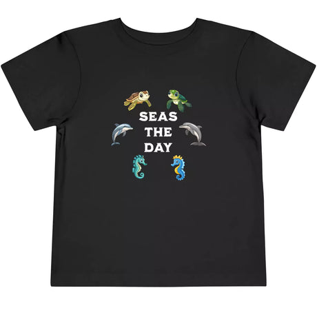 Black Seas The Day (Sealife) Toddler T-Shirt