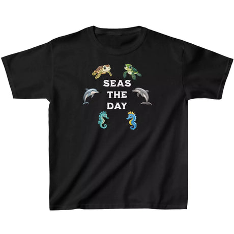 Black Seas The Day (Sealife) youth t-shirt