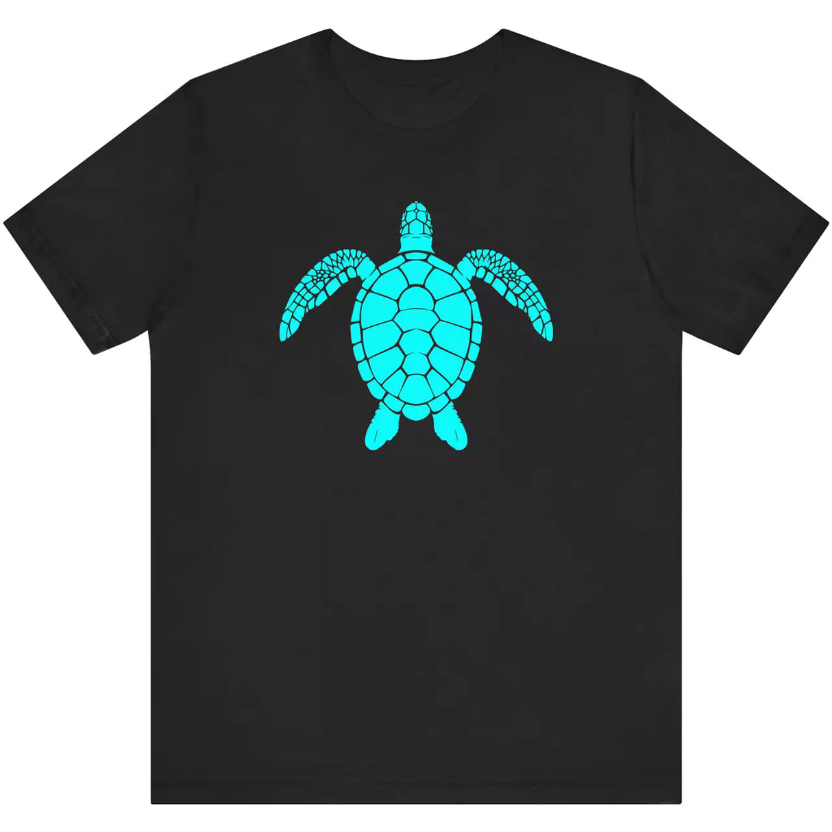 Black Silhouette Sea Turtle t-shirt