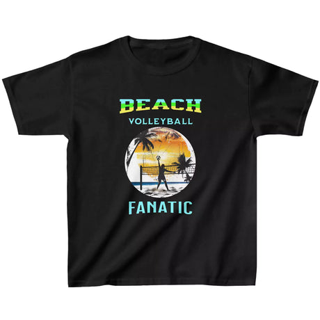 Black boy's Volleyball Fanatic youth t-shirt