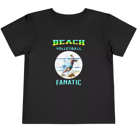 Black girl's Volleyball Fanatic toddler t-shirt