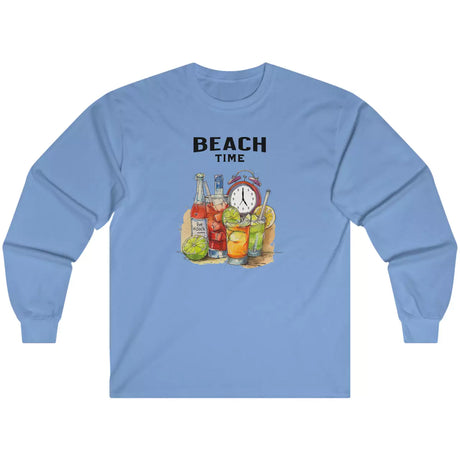 Carolina blue Always Beach Time long-sleeve t-shirt